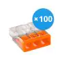 Multipack 100x Wago 2273-203  Connecteur | 3 Câble Connexion
