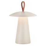 Nordlux Tafellamp Ara Accu Aluminium Sanded 2W 240lm - 830 Warm Wit | Dimbaar Touch