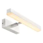 Nordlux Otis 40 Wandlamp Aluminium Wit - Buitenverlichting - 14W 1300lm - 930 Warm Wit | IP44 - Beste Kleurweergave  - 3-Staps Dimbaar